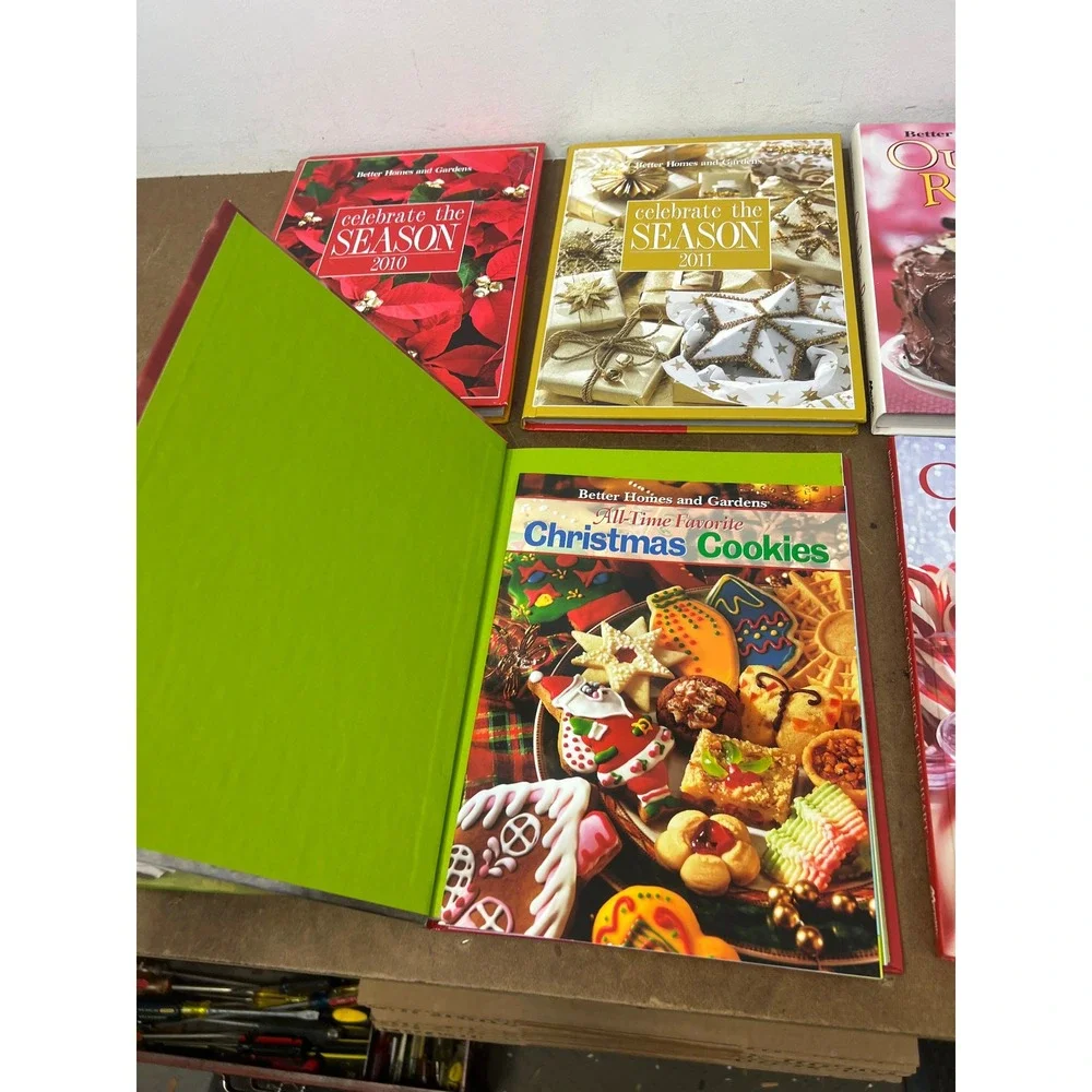 Better Homes and Gardens Hardback Recipe Books x11 Annual Christmas Cooking Lot